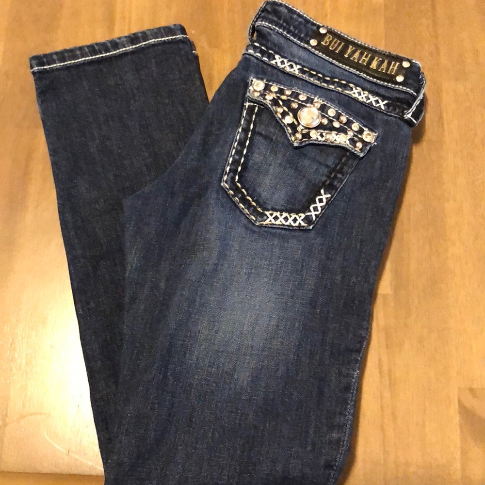 Girls boot leg jeans